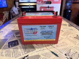 Gill 4155 7242-14 Lt Sealed Lead Acid Battery Faa-8130-3 Included