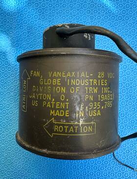 19a827 Globe Industries Fan Vaneaxial Blower Motor