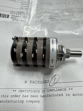 443493-1-03n Grayhill Master Rotary Switch 4434-1-03n