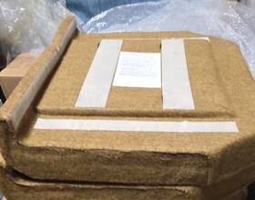 1012380-023 Greiner Airbus A320 Aircraft Seat Cushion With Fireblock- New