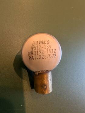 1512-13v Grimes Reflector Wingtip Bulb