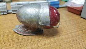 A-2430-2-r-94 Grimes Vintage Mfg Co Aircraft Airplane Wing Light Model B A.t.c. 20 C.p. 15
