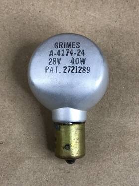 A-4174-24 Grimes A-4174 Aircraft 28v Rotating Beacon/nav Light Bulb