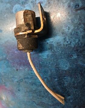A-5395b-1 Grimes Serviceable P/n Aircraft Cockpit Light Bracket Socket Only