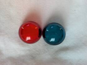 A1280-3 Grimes Original Red And Green Lenses For Cessna 150h Flush Nav Wing Tip Light