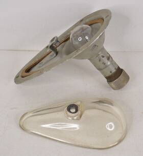 B24-15 Grimes Marker Indicator Light Clear Glass Lens 12v Wwii Nice