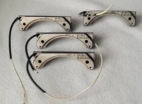 B-6610 Grimes B6610 Light Panel P/n Set Of 4 Used B-6610 Grimes B6610 Light Panel P/n Set Of 4 Used