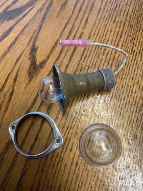 Wa4513-1 Grimes Ms23006 Clear Glass Navigation Nav Light Lens Alt. A4513-1 Textron