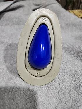 Naf1073-25 Grimes Vintage Aircraft Nav Light Base Assembly Blue