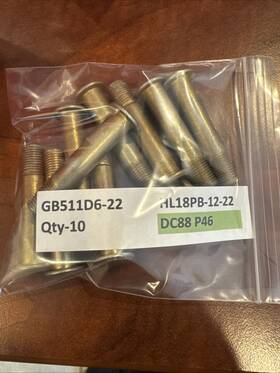 Hl18pb-12-22 Grumman/boeing Hi-lok Gb511d6-22 Quantity-10 New. Dc88 P46
