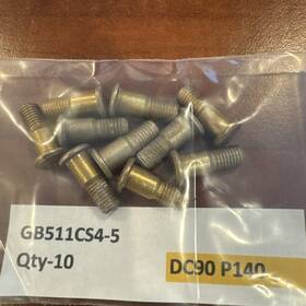 Gb511cs4-5 Grumman Hi-lok Quantity- 10 New. Dc90 P140