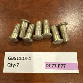 Gb511d5-4 Grumman Hi-lok Quantity- 7 New. Dc77 P77