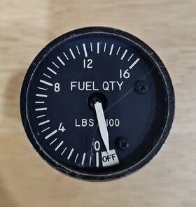 267-959-003 Gull Airborne Inst. Inc Fuel Quantity Indicator P/n