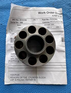 717633 Hamilton Sundstrand Cylinder Block Gear Pn With Certificate