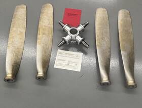 Hc-b4tn-3a Hartzell 4 Blade Propeller With Logs Hardware 8130 Oh