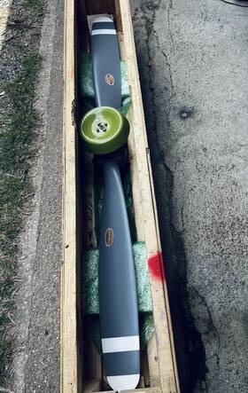 Hc-c2yr-1bf Hartzell Propeller For Piper Cherokee Aircraft Low Hours 80 Inch Prop