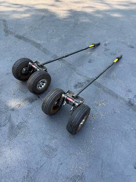 V4466dual Heli Tow Cart Dual Wheels