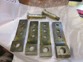 295-030-407 Helio Courier Aircraft Wing Carry Through Safety Plates And Bolts