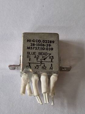 28-1506-39 Hi-g Co Relay Pn M5757/10-039 26.5vdc 675 Ohm Cont. 2a Used