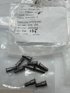 Hl411v6-4 Hi Shear Lisi 10 Rivet Titanium