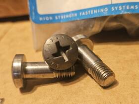 Nas1135v-8 Hi-shear 50 Titanium Aerospace Bolts Lot Of