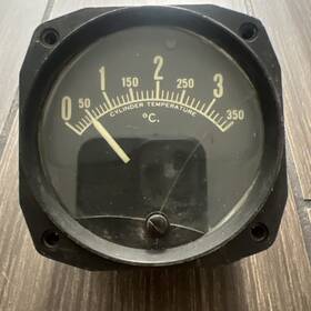 77293 Hickok Vintage Cylinder Temperature Gauge Mfr Pn 5805 Order #