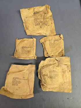 1agh-36111-1 Hiller Lot Of 5 Helicopters Nut Hub Retaining Control Rotor Nos