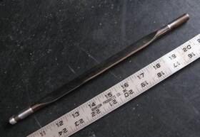 1ahg-55003-1 Hiller Nos Torsion Tension Bar For Tail Rotor Blade Vintage Uh 12 Helicopter