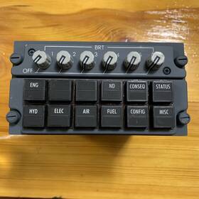 4059013-901lmj Honeywell Aircraft System Control Panel Pn Sn 88070009