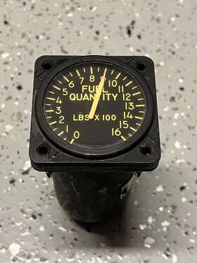 Jg7020a72 Honeywell Vintage Minneapolis-honeywell Aircraft Fuel Quantity Gauge Indicator