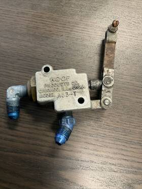 35-380065-1 Hoof Beechcraft Bonanza Parking Brake Valve Assy P/n
