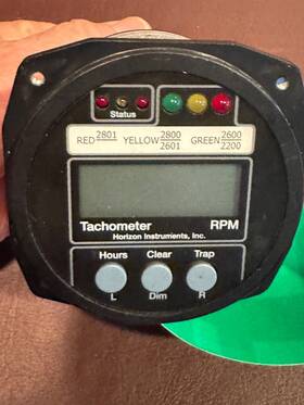P100-958-619-00 Horizon Instruments P-1000 Digital Engine Tachometer Indicator