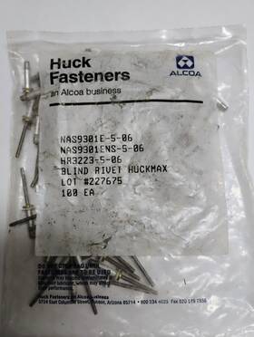 Hr3223-5-06 Huck Fasteners Huckmax Prot. Head Alum/steel Blind Rivet-same As Cherrymax Cherry
