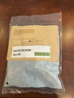 Nas1919c0506 Huck Quantity- 59 Blind Rivet . New. T116 Dc24