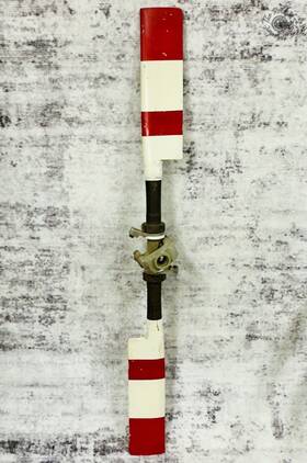 269a6221 Hughes Schweizer 269 Helicopter Tail Rotor Blade Red White Aviation 40 Inch