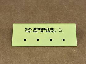 369d25701-5 Hughes 369 Helicopter Bracket 5 Each P/n New