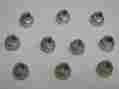 Inch-28 4-28 Military Surplus 1 4 Aircraft Exhaust Locking Nut Silver Plated Lock
