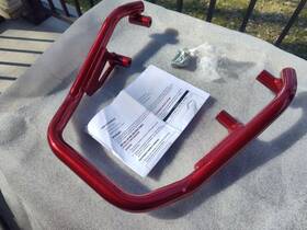 2883512 Indian 2019-2024 Genuine Ftr 1200 Rear Grab Handle Red Flake - P/n