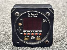 Scan-450 Jp Instruments 450000-p Jpi Fuel Flowmeter Indicator 11-30v Missing Buttons