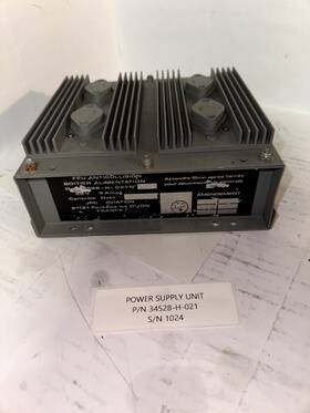 34528-h-021 Jpc Aviation Power Supply Unit P/n S/n 1024