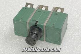 Ms14154-2 Klixon 6tc2-2 Three Phase 2a Aircraft Circuit Breaker
