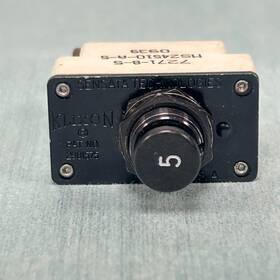 Ms24510a-5 Klixon / Texas Instruments Circuit Breaker 5 Amp P/n 7271-8-5 0939