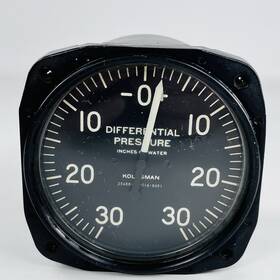254-10-016-8691 Kollsman 254100168691 Differential Pressure Indicator Gauge Parts Only
