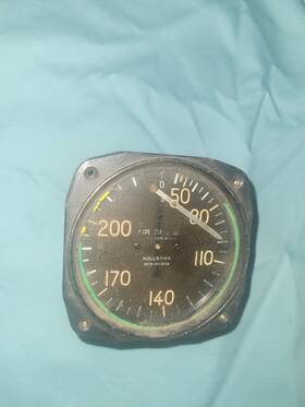 657k-07-3758 Kollsman Used Aircraft Altimeter - 230 Mph Pn# Piper Cub Aeronca