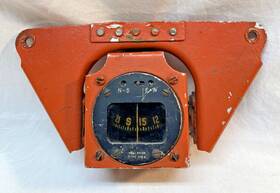 814b Kollsman Aircraft Magnetic Compass Indicator With Bracket