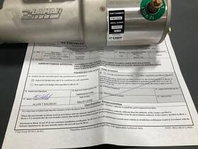Pm1204 Lamar 12v Counter-rotating Aircraft Starter Faa-pma Tested A&p Inspected