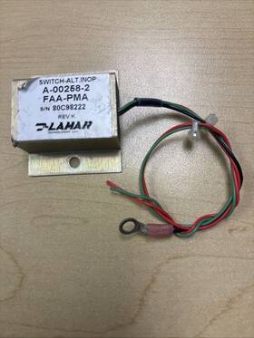 A-00258-2 Lamar Technologies Llc Switch Alternator Inoperative P/n Rev. L Working Condition