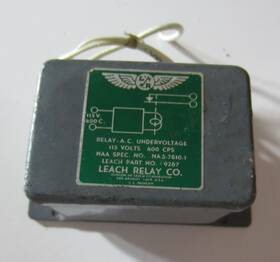 9267 Leach Aircraft Relay A C Undervoltage P/n