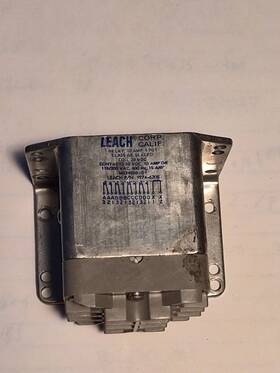 Ms24568-d1 Leach 10a 4pdt Relay Pn 9274-6205 No Terminal Hardware Nos