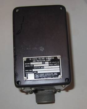 51509-006c Lear Sigler Dc Static Voltage Regulator Protection Panel 51509-006c Lear Sigler Dc Static Voltage Regulator Protection Panel